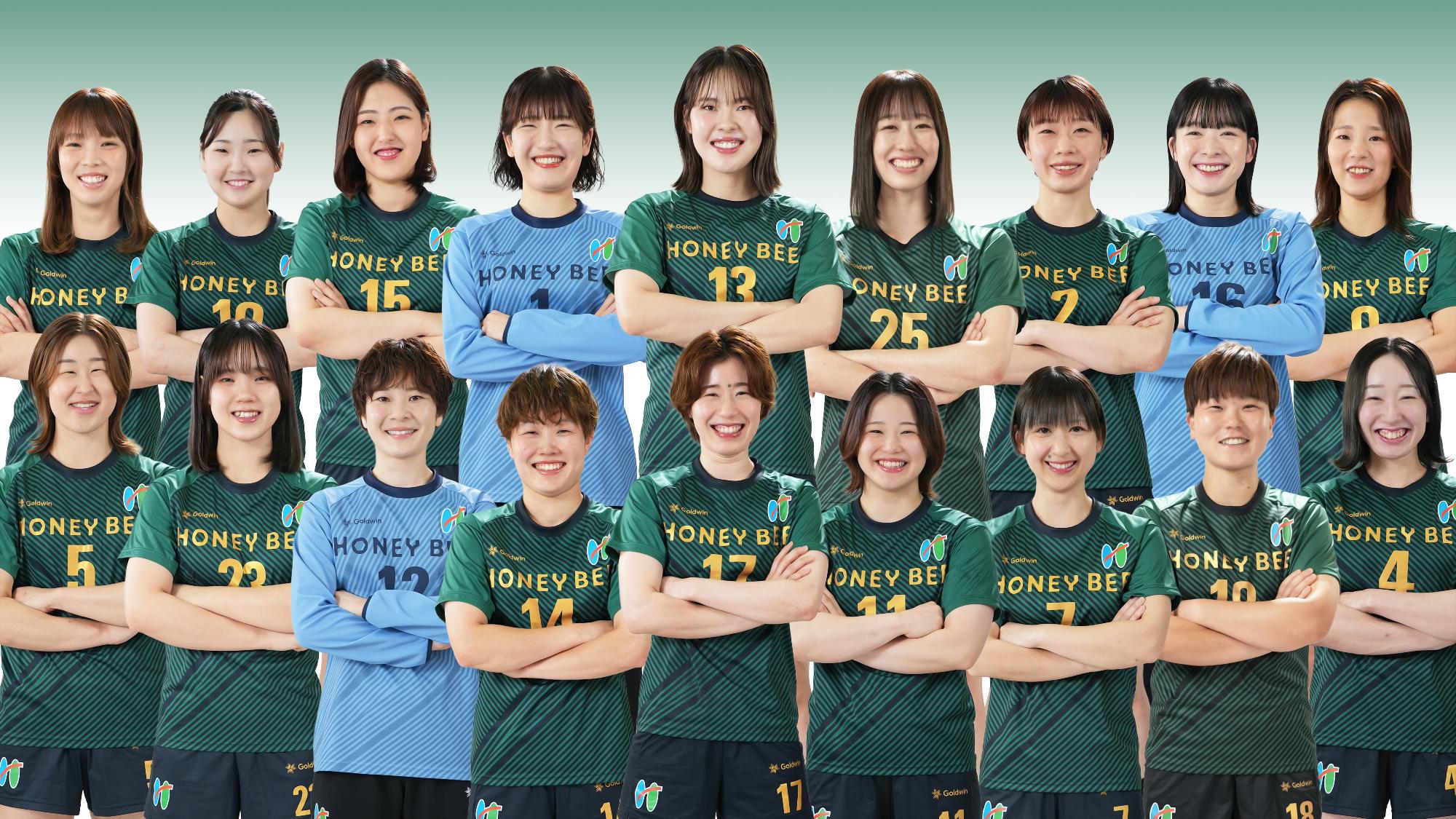 ハニービー集合写真25-26シーズン
