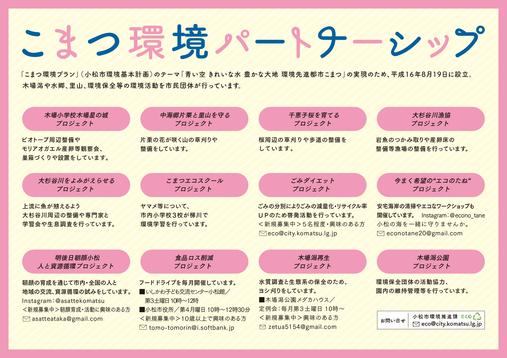 こまつ環境パートナーシップメンバー