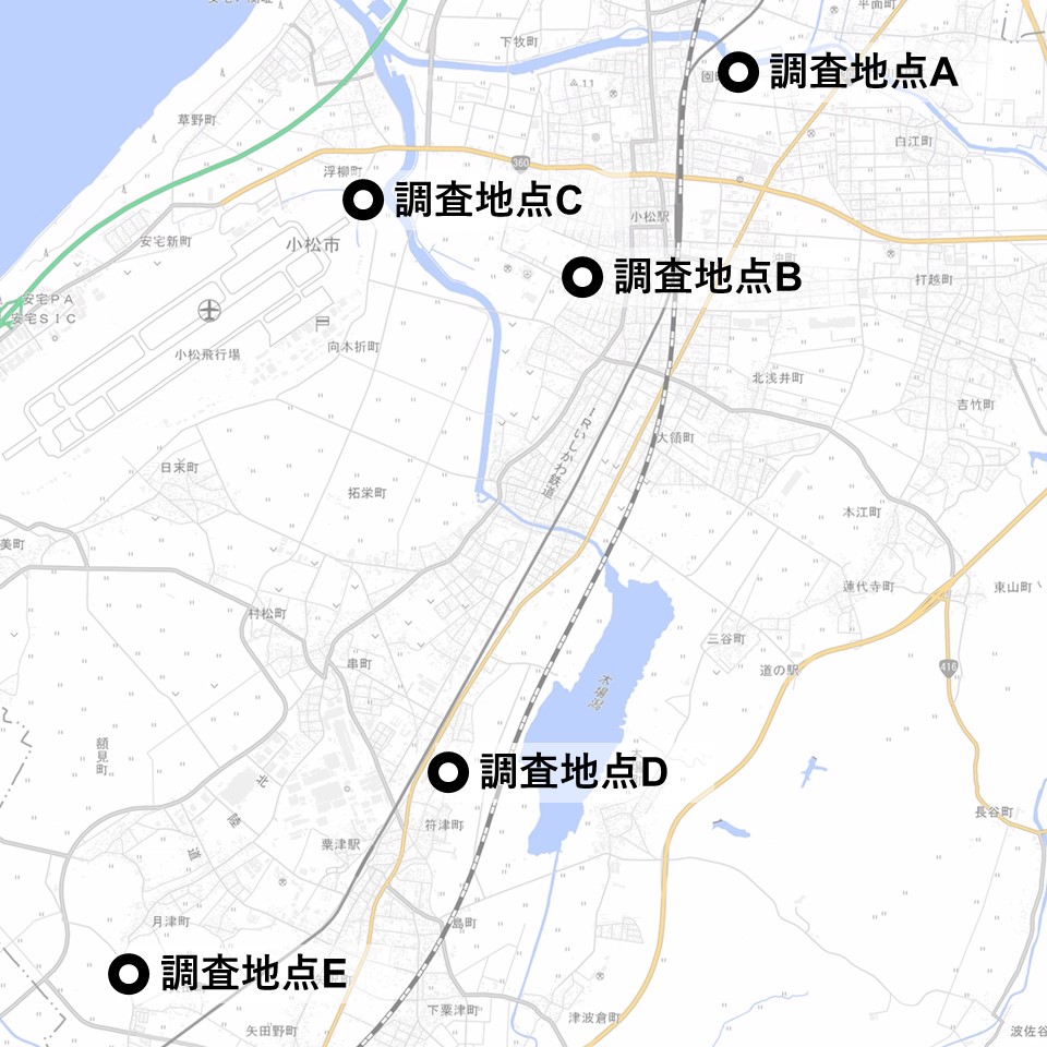 採水位置図