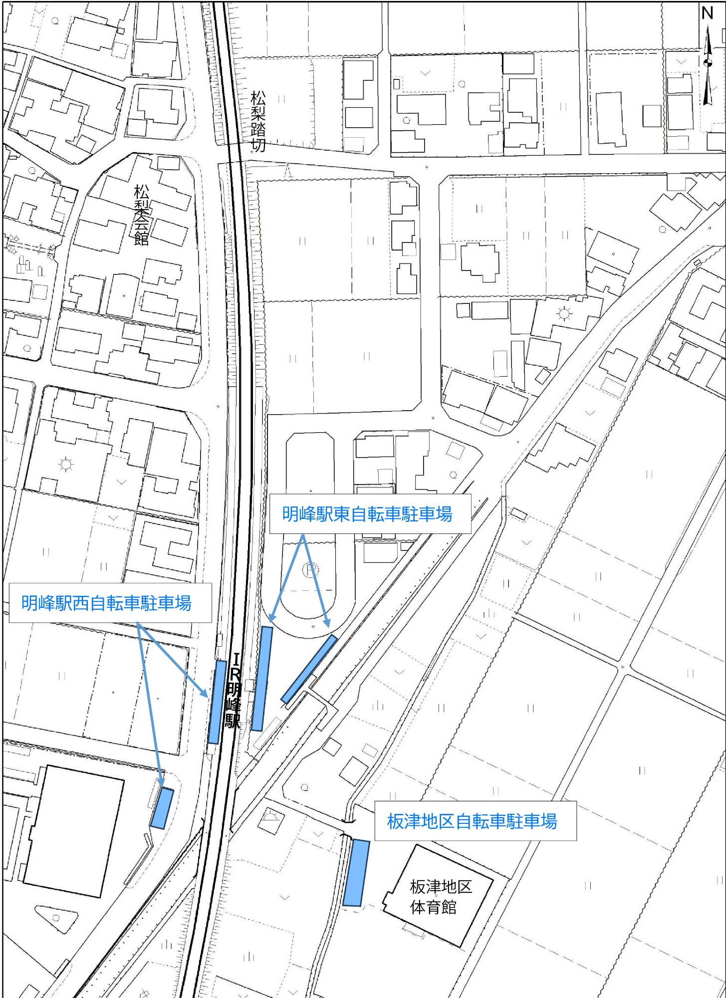 明峰駅前周辺
