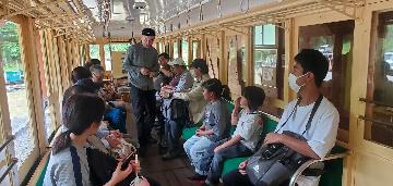 キハ3の体験乗車の様子