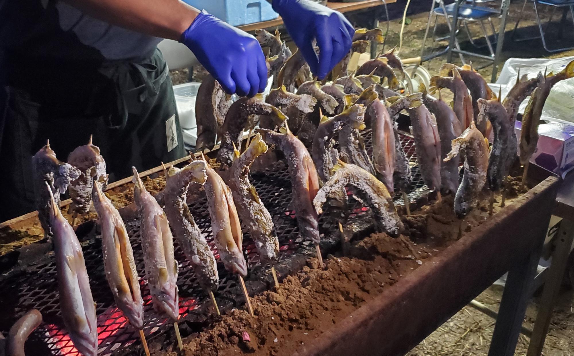 イワナの塩焼き