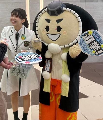 知事選啓発の様子