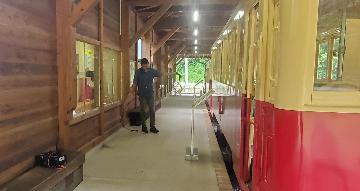 前日の準備の様子（ポッポ汽車展示館）