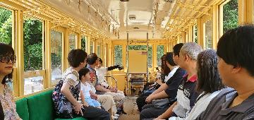 キハ3の体験乗車の車内