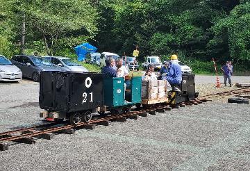 尾小屋鉱山イベントデーのひとコマ