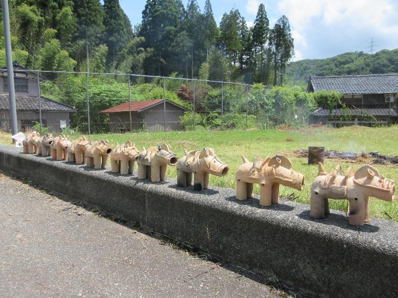 焼あがった埴輪