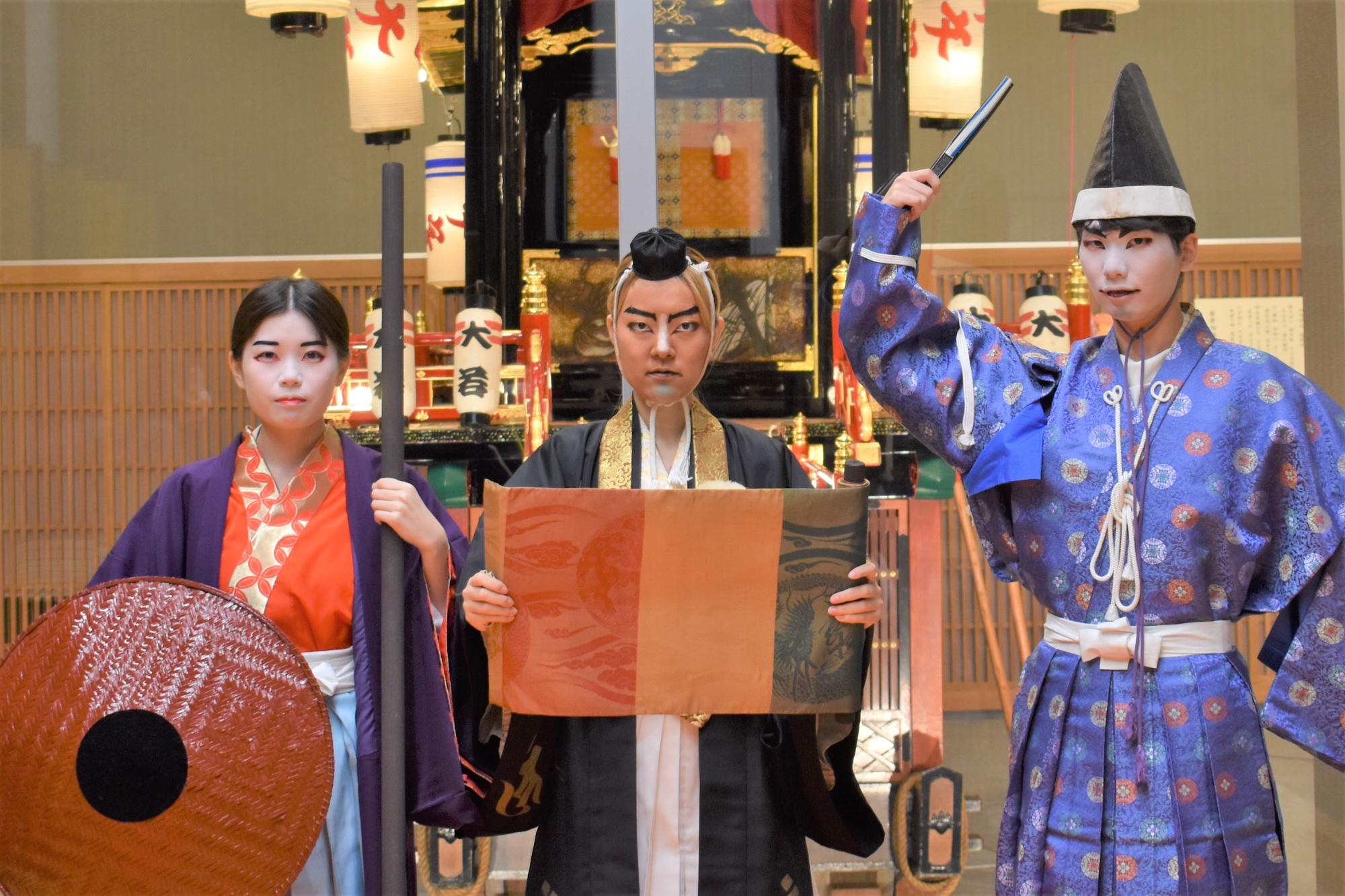 歌舞伎役者なりきり体験（勧進帳三役）