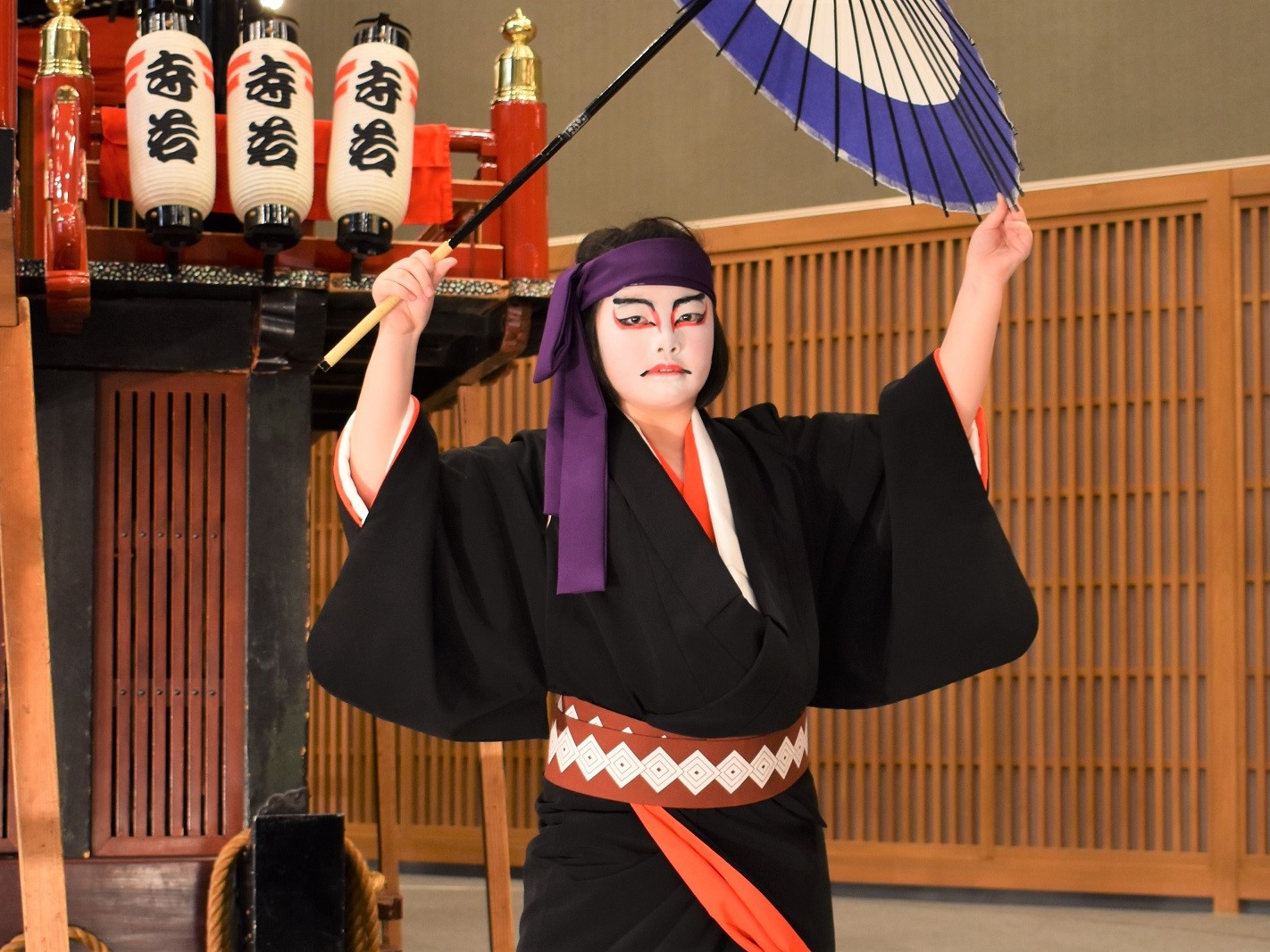 歌舞伎役者なりきり体験（助六）