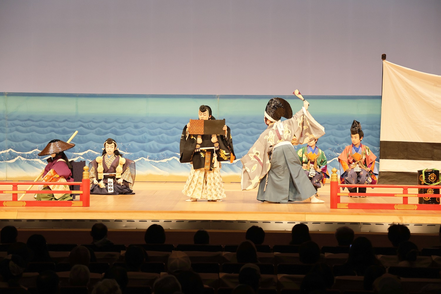 八日市町「旅衣小松緑弥栄 義太夫 勧進帳」上演風景