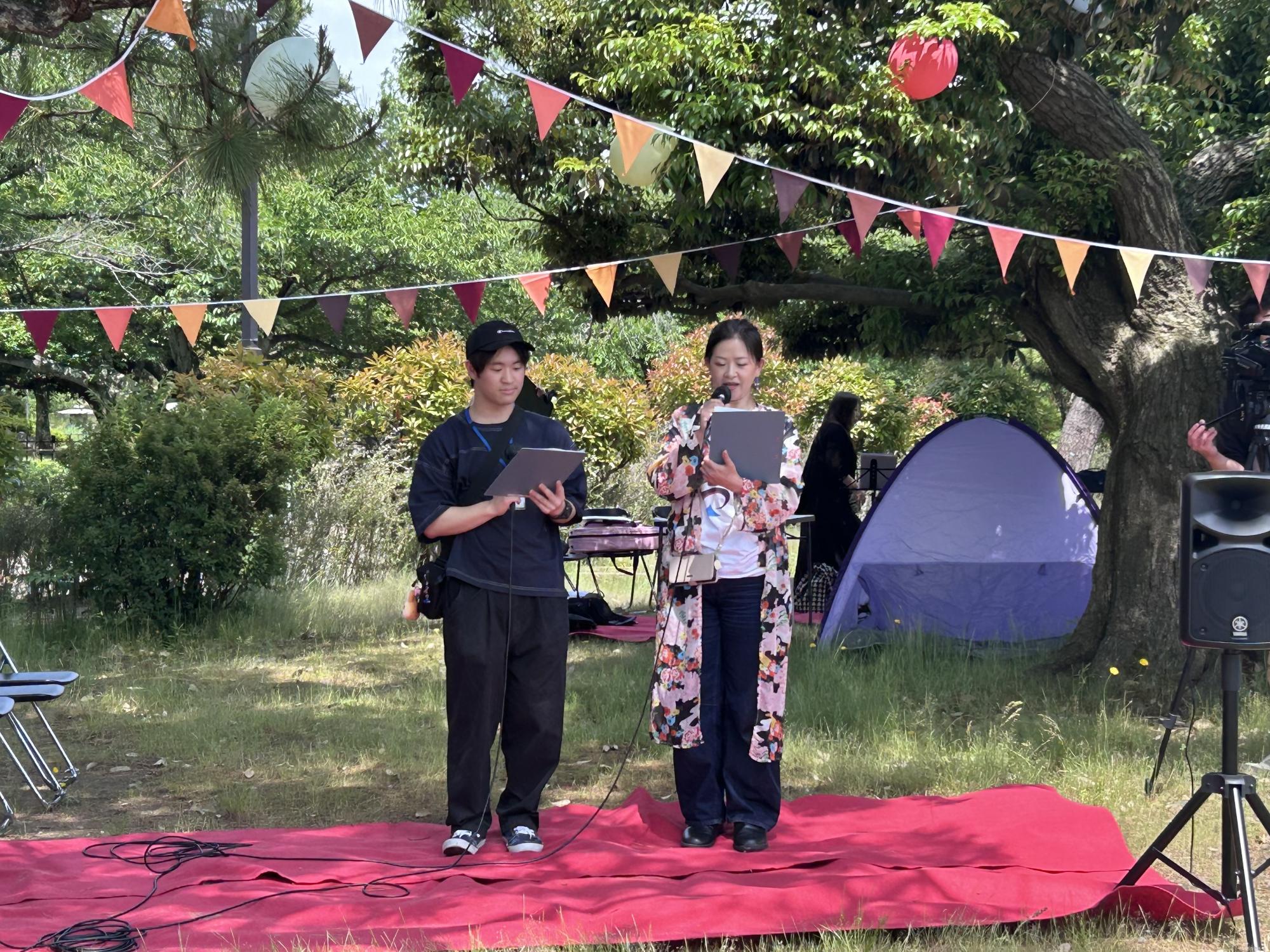 アートイベントの様子