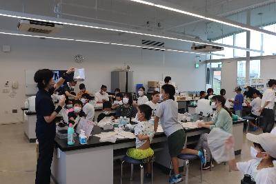 親子防災体験教室昨年度の写真
